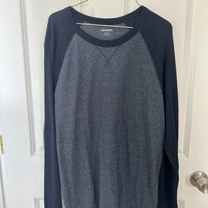 Old Navy Men's Navy Raglan Shirt
